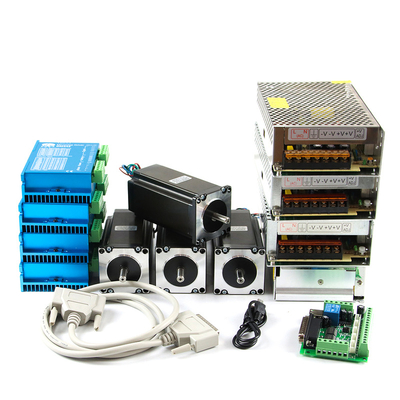 3 / Stepper Motor 4 Axis Kit 3nm 112mm Nema23 CNC Stepper Motor Driver + dm542 Motor + 34v 36v Power Supply For Nema Stepper Motor Kits 23 of CNC machine